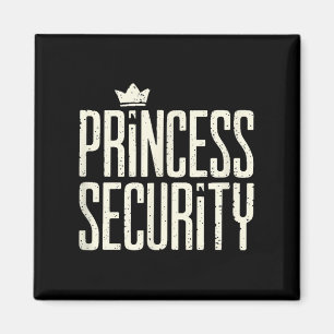 Princess-Sicherheitsschutz passt zu Family Retro Magnet