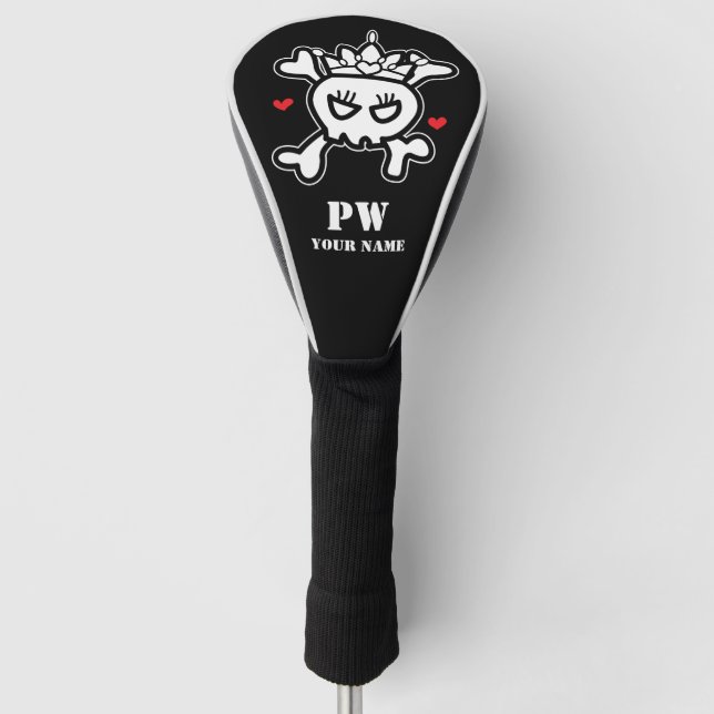 Princess Skull Golf Headcover (Vorderseite)