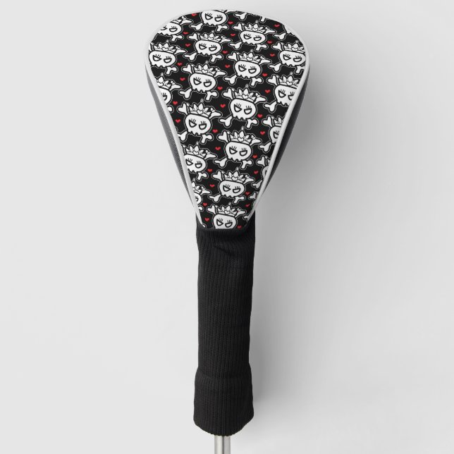 Princess Skull Golf Headcover (Vorderseite)