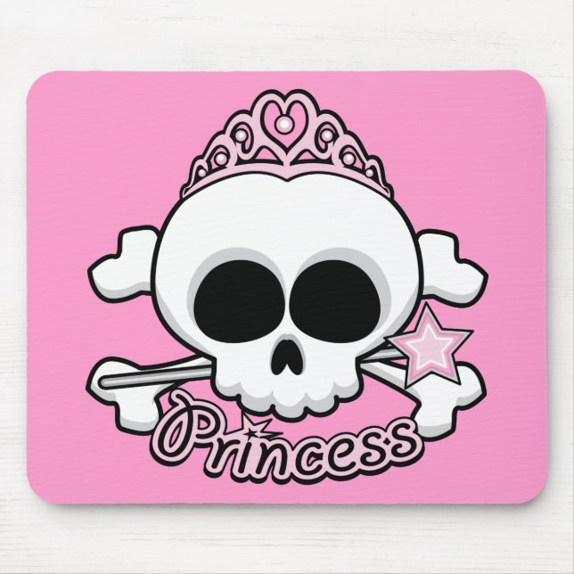 Princess Skull Mousepad (Vorne)