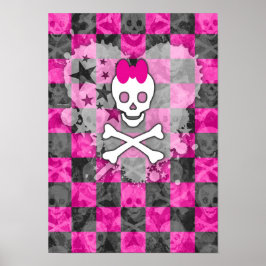 Princess Skull Poster