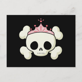Princess Skull Postkarte
