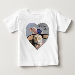 PRINCESS-STATUS/ELEGANTE KATZE,GROSSE DIVA-HAT UND BABY T-SHIRT