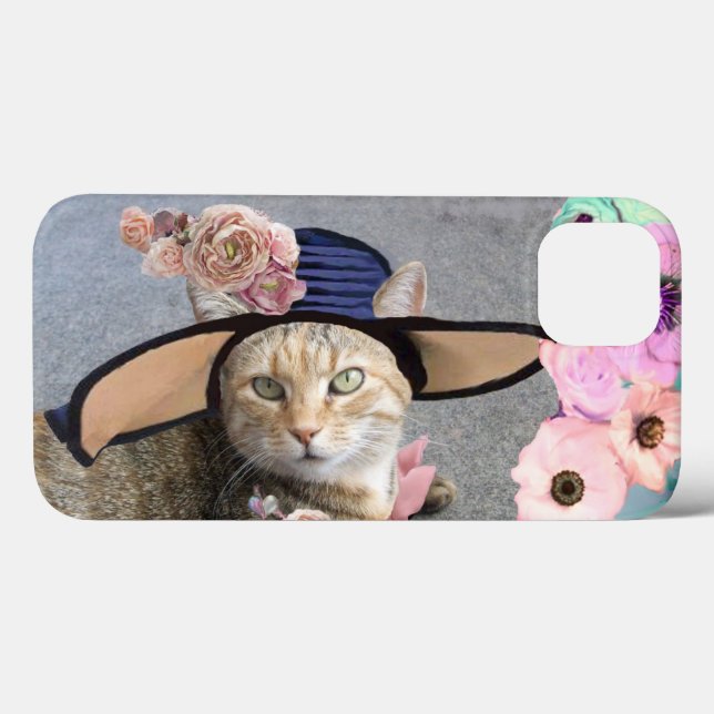 PRINCESS-STATUS/ELEGANTE KATZE,GROSSE DIVA-HAT UND Case-Mate iPhone HÜLLE (Rückseite (Horizontal))