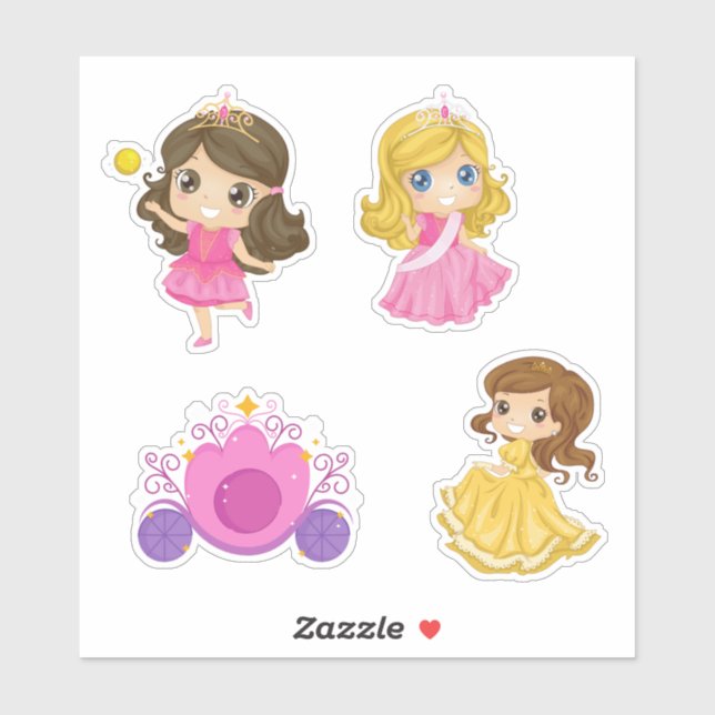 Princess Sticker (Blatt)