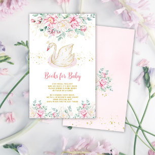 Princess Swan Books for Baby Enclosure Card Begleitkarte