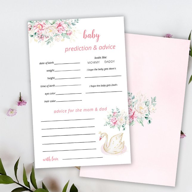 Princess Swan Predictions Game Flyer (Von Creator hochgeladen)