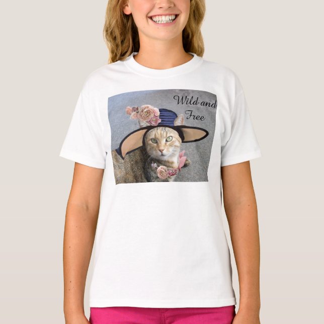 PRINCESS TATUS CAT EleganHat,Rose Wild und kostenl T-Shirt (Vorderseite)