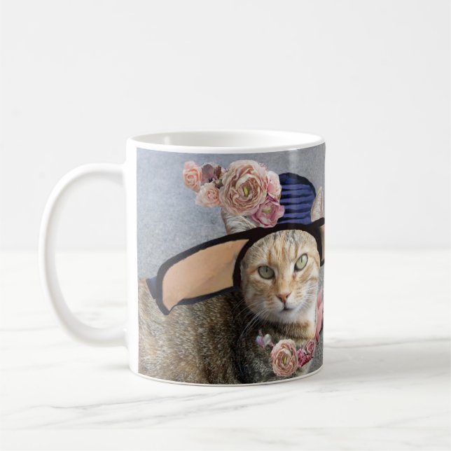 PRINCESS TATUS CAT,ELEGANTE GROSSE DIVA HAT UND RO KAFFEETASSE (Links)