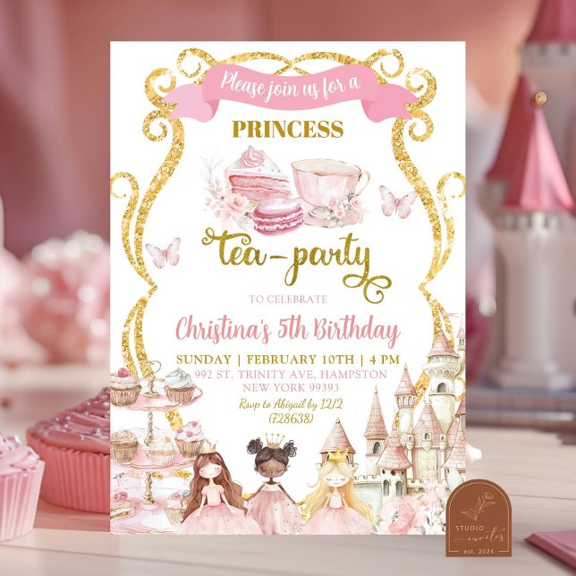 Princess Tea Party Einladung (Von Creator hochgeladen)