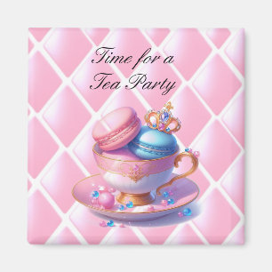 Princess Tea Time Macaroons Magnet
