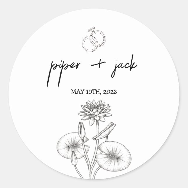 Princess + The Frog - B&W - Showsticker Runder Aufkleber (Vorderseite)