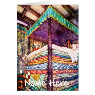 Princess & The Pea Card & Envelope