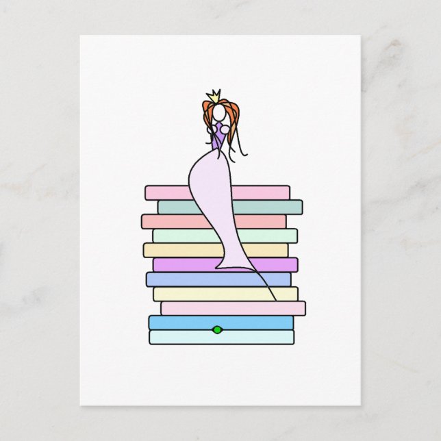 Princess & the Pea Postkarte (Vorderseite)
