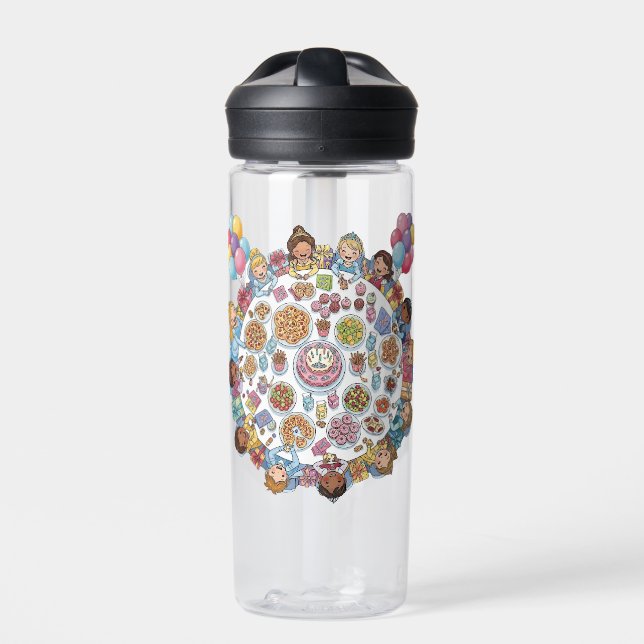 Princess Themed Costume Party Trinkflasche (Vorderseite)