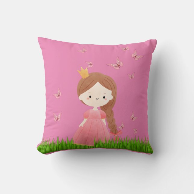 Princess Throw Pillow Kissen (Vorderseite)