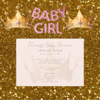 Princess Tiara Blush Baby Dusche