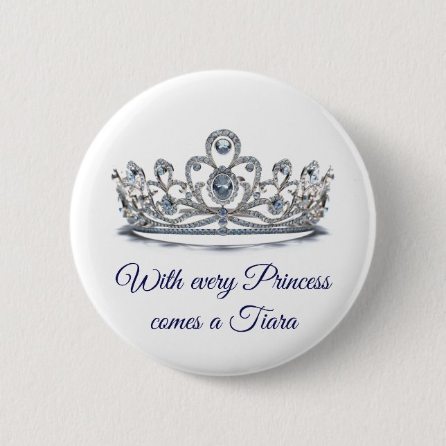 Princess Tiara Button (Vorderseite)