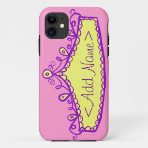 Princess Tiara Crown Individuelle Name iPhone Case