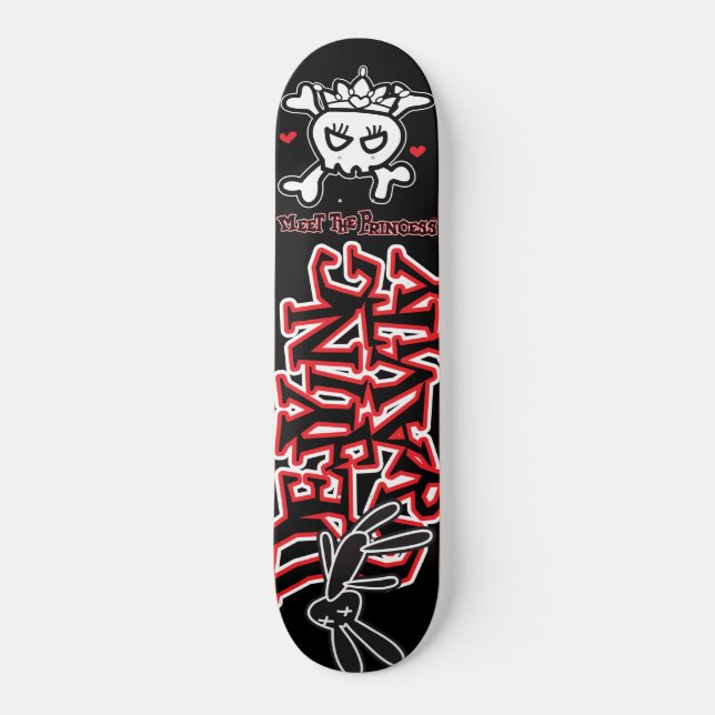 Princess Tiara Defyning Gravity Skateboard (Vorderseite)