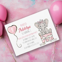 Princess Tiara Elephant Pink Balloon 1. Geburtstag