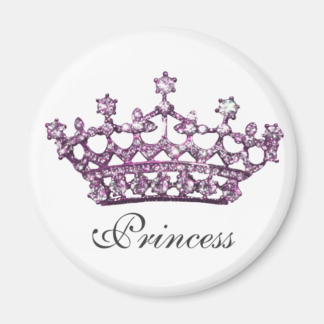 Princess Tiara Gem Magnet (Vorne)