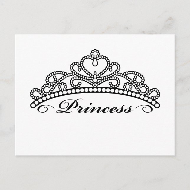 Princess Tiara Postcard Postkarte (Vorderseite)
