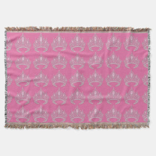 Princess Tiara Throw Blanket Decke