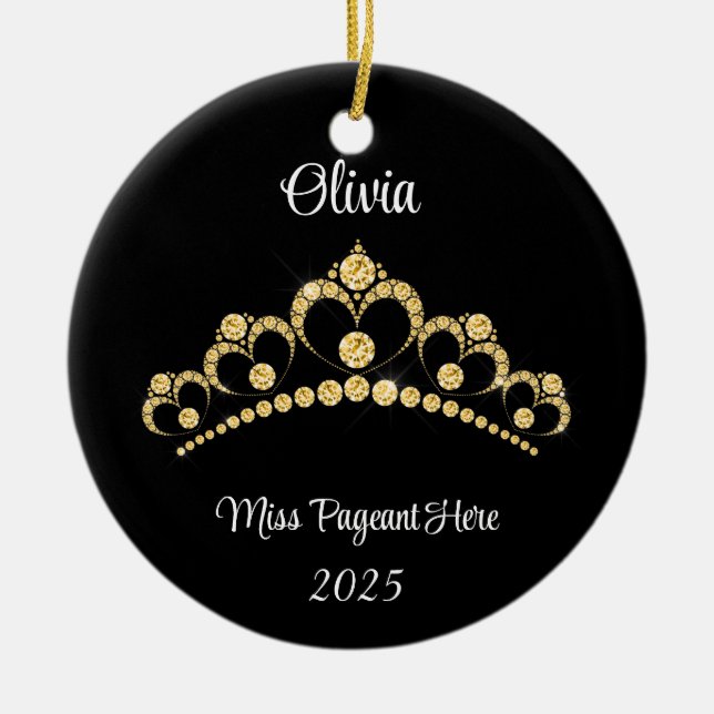 Princess Tiara Tree Ornament (Vorne)