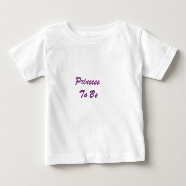 Princess to be Tutu Bodysuit Baby T-shirt (Vorderseite)