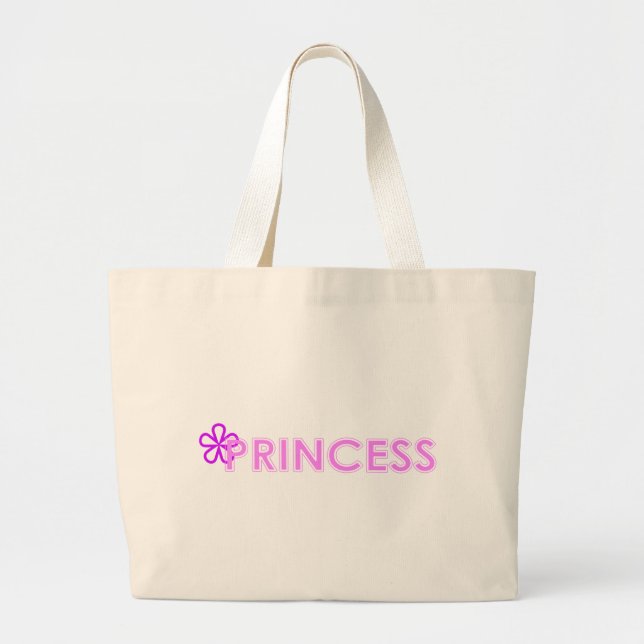 Princess Tote Bag Jumbo Stoffbeutel (Vorne)