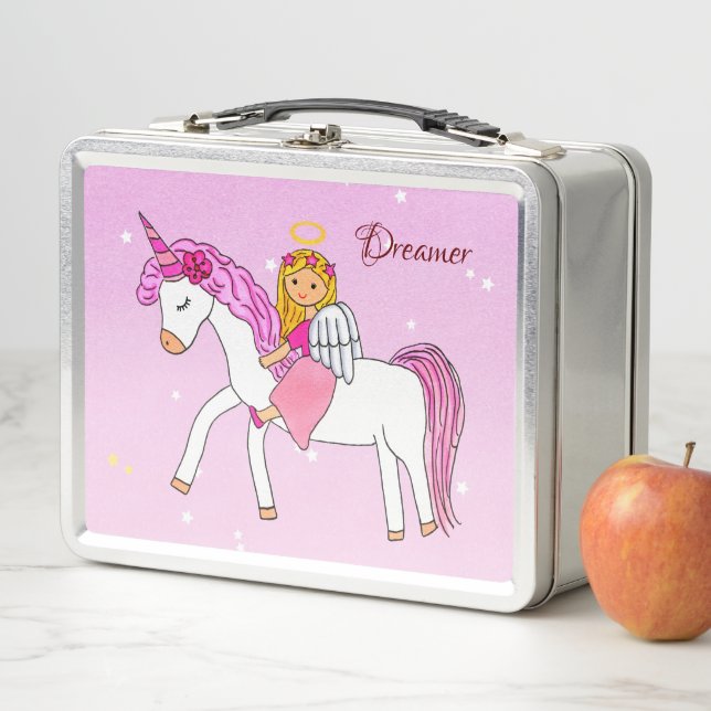 Princess & Unicorn Dreamer Metall Brotdose (Beispiel)