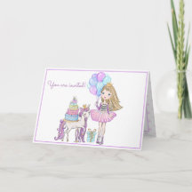 Princess Unicorn Moderne Giro Watercolor