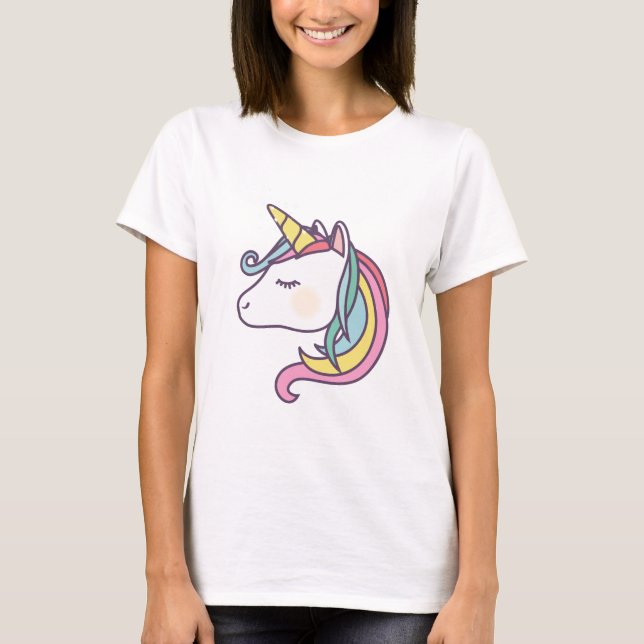 Princess Unicorn T-Shirt (Vorderseite)