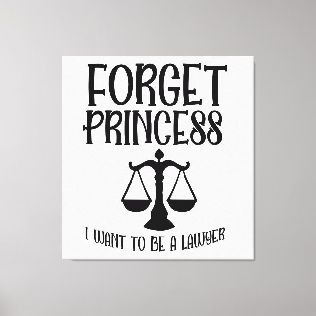 Princess vergessen leinwanddruck (Vorderseite)
