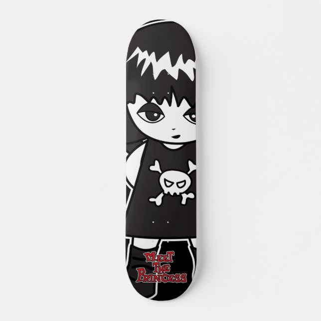 Princess Warning Skateboard (Vorne)