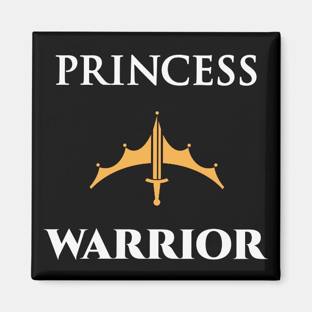 Princess Warrior Black Magnet (Vorne)