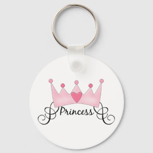 Princess With Crown - Customizable Schlüsselanhänger