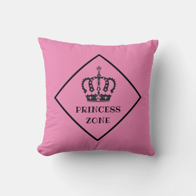 Princess Zone Girly Pink Kissen (Vorderseite)