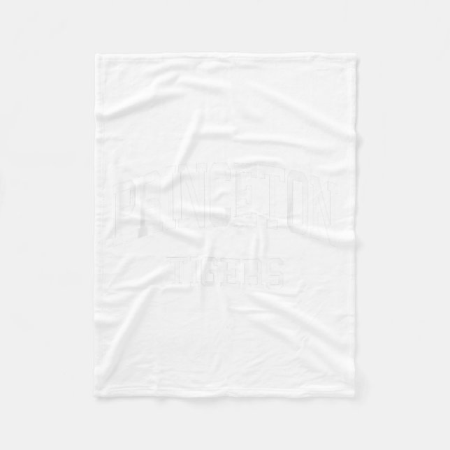 Princeton High School Hs Princeton Nj Retro Srts  Fleecedecke (Vorderseite)