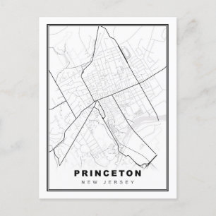 Princeton Map Postkarte