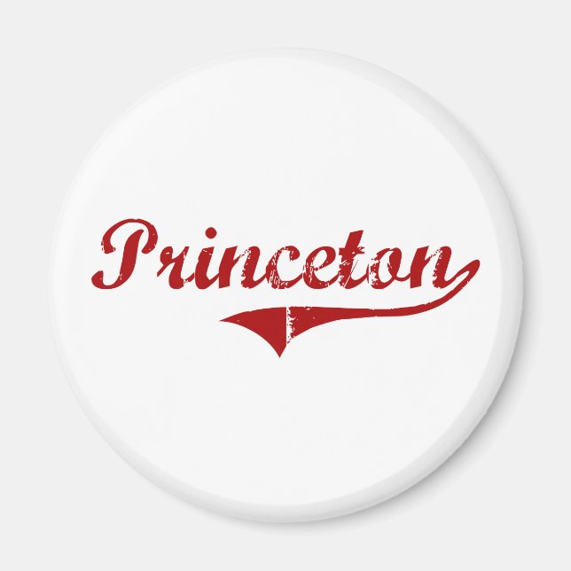 Princeton Massachusetts Classic Design Magnet (Vorne)