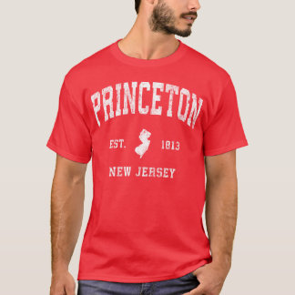 Princeton New Jersey Nj Vintage Athletik Sports fr T-Shirt
