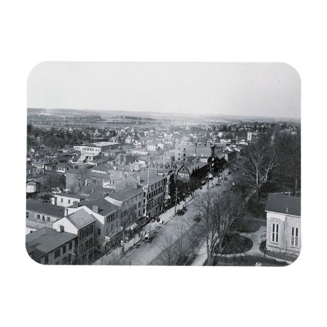 Princeton NJ, New Jersey, Nassau Street Vintag Magnet (Horizontal)