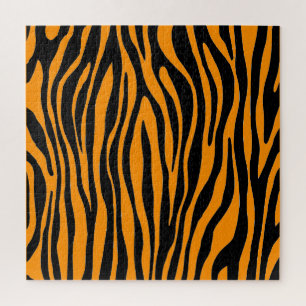 Princeton Orange Zebra Print Puzzle