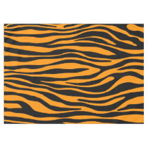 Princeton Orange Zebra Print