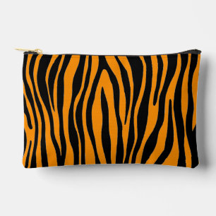 Princeton Orange Zebra Print Zubehörtasche