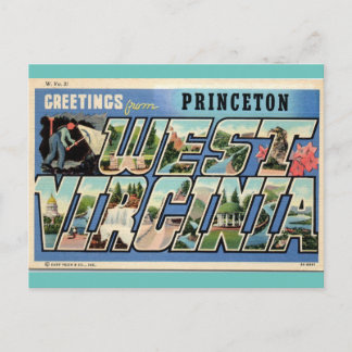Princeton West Virginia Postkarte