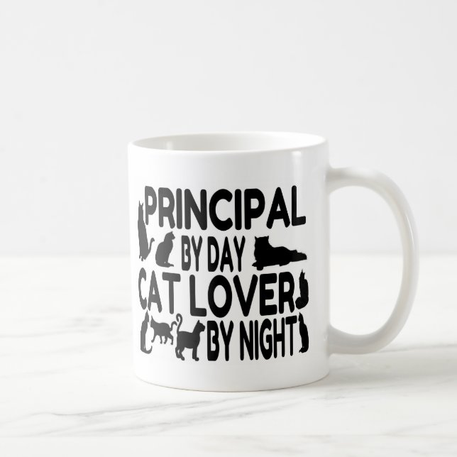 Principal Cat Lover Kaffeetasse (Rechts)
