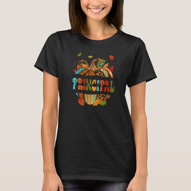Principal dankbar dankbar gesegnet Pumpkin Dank T-Shirt (Vorderseite)